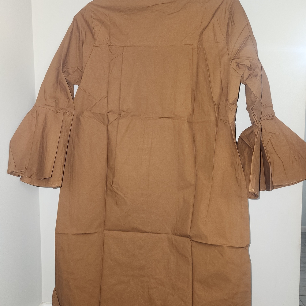 Hayden Camel V-Neck Blouse - Picture 6 of 6